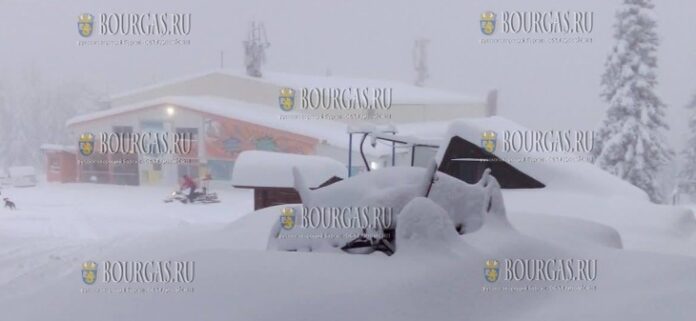снег в горах Стара Планина