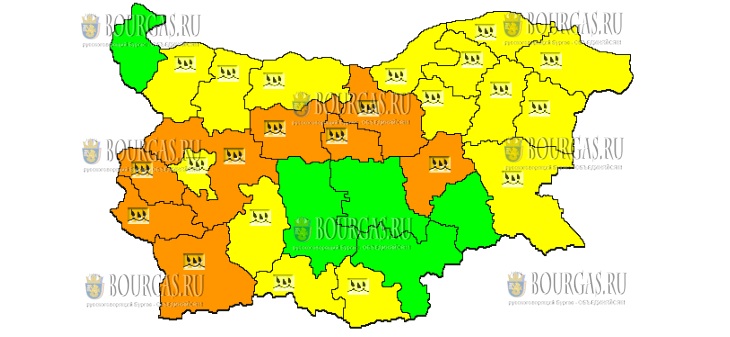 19 ноября Желтый Код в Болгарии