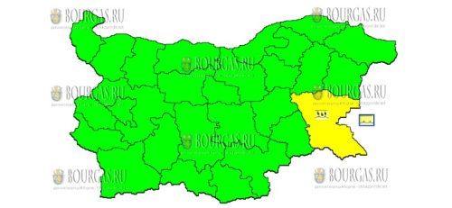 6 ноября Желтый Код в Болгарии