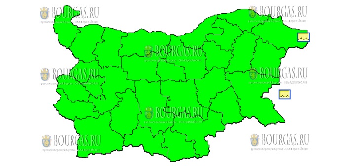 7 ноября Желтый Код в Болгарии