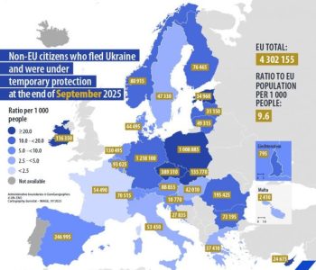 число украинцев, получивших временную защиту в Болгарии, неуклонно растет