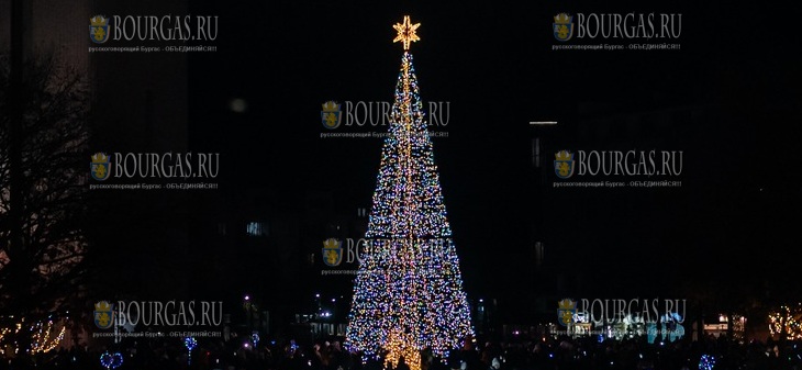 Рождественская ёлка в Благоевграде зажгла праздничные огни