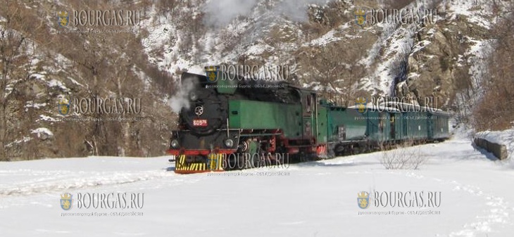Рождественский поезд в Болгарии