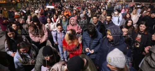 в Софии прошла акция протеста, которую посвятили собаке Майе